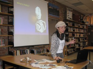 POET VISITS DURING NATIONAL POETRY MONTH