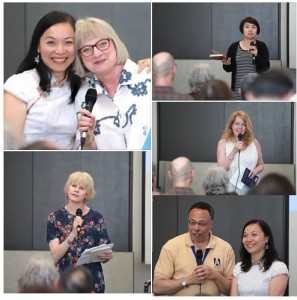 at Chinese and Canadian Poets reading event, photo by ShiYing