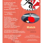 Match: a poem for Table Tennis by Anna Yin