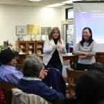 Claudia and Anna host haiku workshop