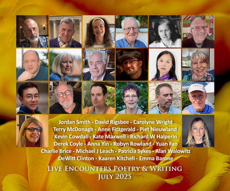 Live Encounters Poetry & Writing July 2025